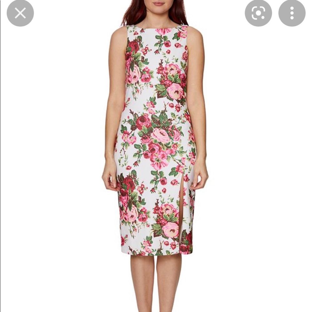 NWOT Betsey Johnson floral sheath, size 0